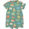 Camp Patches Polo Shortie, Green - Rompers - 2