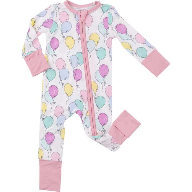 Balloons 2-Way Zipper Romper, Multi