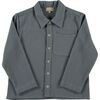 Checked Classic Collar Patch Pocket Overshirt, Blue - Shirts - 1 - thumbnail