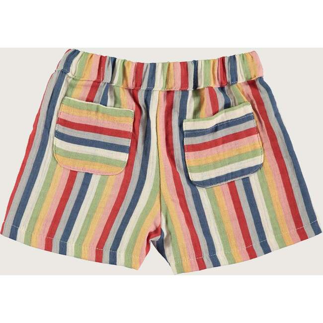 Stripes Baby Double Gauze Shorts, Multicolors - Shorts - 2