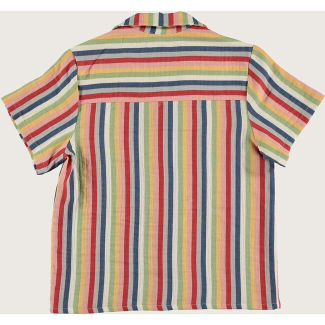 Baby Stripes Double Gauze Shirt, Multicolors - Shirts - 3