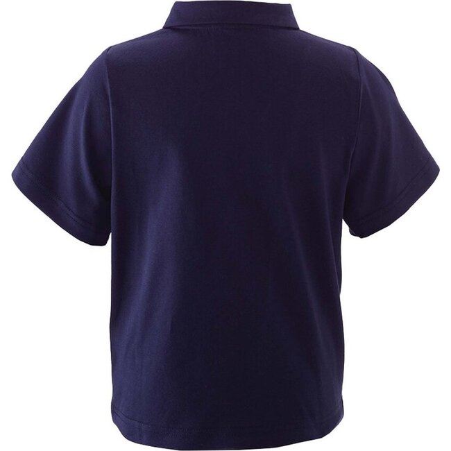 Jersey Polo Shirt, Navy - Polo Shirts - 2