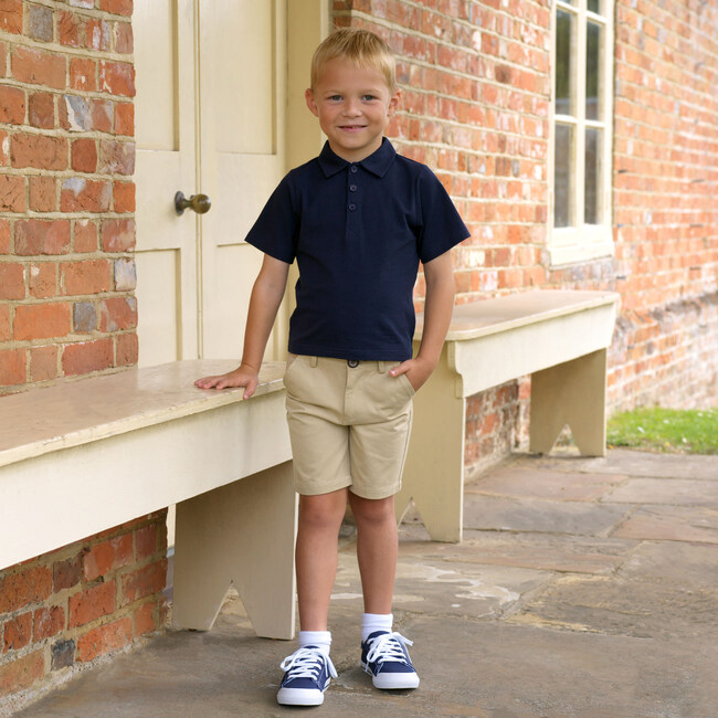 Jersey Polo Shirt, Navy - Polo Shirts - 3