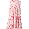 Flamingo Print Sleeveless Tiered Jersey Dress, Pink - Dresses - 2