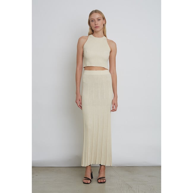 Women's Sally Skirt, Ivory - Skirts - 7