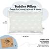 Toddler Pillow 13X18, Gray Rainbow (Pack Of 1) - Pillows - 3