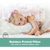 Toddler Pillow 13X18, Gray Rainbow (Pack Of 1) - Pillows - 6