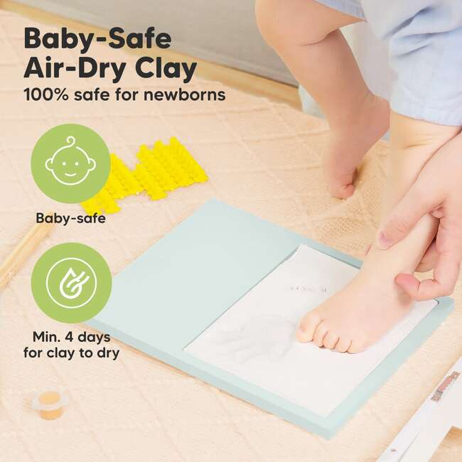 Solo Baby Hand & Footprint Kit, Sage - Frames - 2