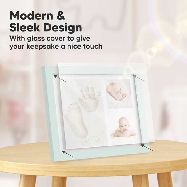 Solo Baby Hand & Footprint Kit, Sage - Frames - 5