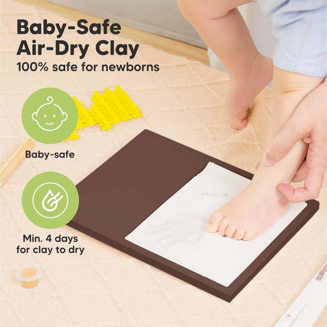 Solo Baby Hand & Footprint Kit, Cedar - Frames - 2