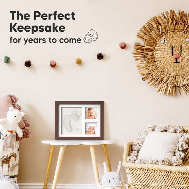 Solo Baby Hand & Footprint Kit, Cedar - Frames - 7