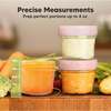 Prep Glass Baby Food Storage Containers With Lids, Pastels (Pack Of 12) - Food Storage - 3