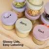 Prep Glass Baby Food Storage Containers With Lids, Lilac (Pack Of 6) - Food Storage - 6
