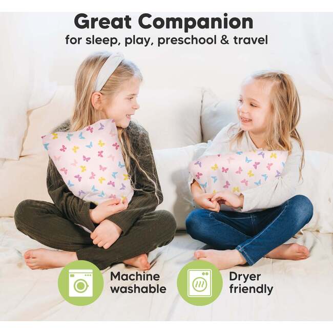 Mini Toddler Pillow With Pillowcase 9X13, Flutter - Pillows - 7