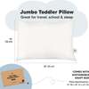 Jumbo Toddler Pillows 14X20, Soft White (Pack Of 2) - Pillows - 3