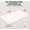 Isla Fitted Crib Sheets, Soft White - Crib Sheets - 3