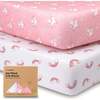 Isla Fitted Crib Sheets, Dreamland - Crib Sheets - 1 - thumbnail