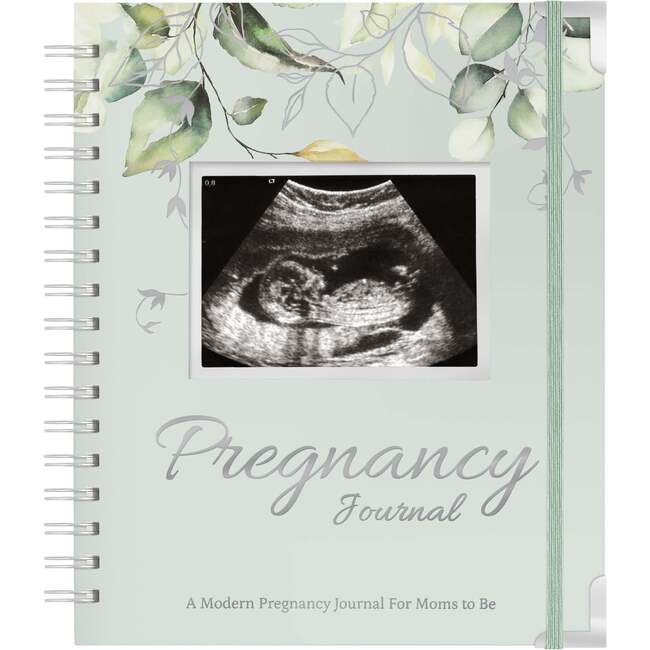 Inspire Pregnancy Journal Baby Memory Book, Sage