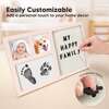 Heartfelt Inkless Baby Hand & Footprint Frame Kit With Letterboard, Petal Pink - Frames - 4