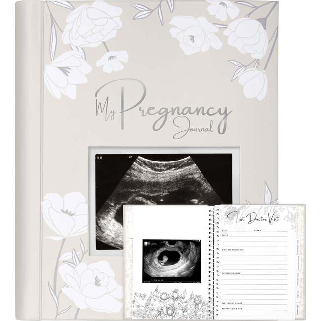 Blossom Pregnancy Journal Baby Memory Book, Clay