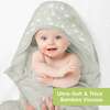 Baby Luxe Organic Hooded Towel 35X35, Serenity - Bath Accessories - 2