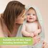 Baby Luxe Organic Hooded Towel 35X35, Serenity - Bath Accessories - 4