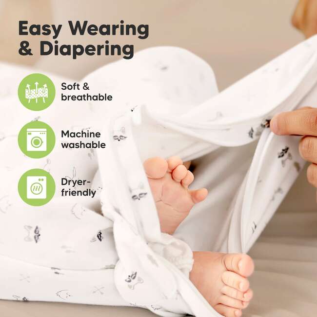 Baby Soothe Large Sleep Sack, Nordic - Sleepbags - 7