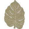 Washable Rug Monstera, Olive. 6' 7" x 9' 10" - Rugs - 1 - thumbnail