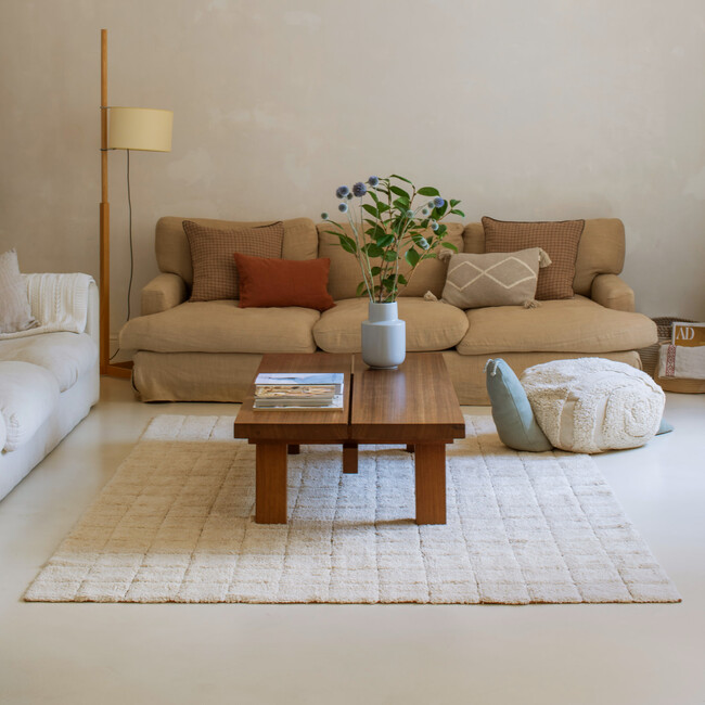 Washable Rug Mosaic, Natural - Toffee. 6' 7" x 9' 10" - Rugs - 3