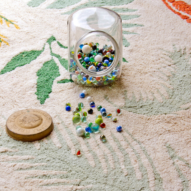 Washable Rug Botanic, Multi. 6' 7" x 9' 10" - Rugs - 4