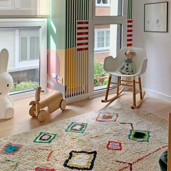 Washable Rug Kaarol, Multi. 6' 7" x 9' 10" - Rugs - 6