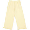 Elise Muslin Ruffle Pant, Vainilla - Pants - 1 - thumbnail