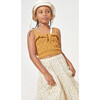Léna Dots Muslin Skirt, Cream & Caramel - Skirts - 3