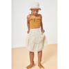 Léna Dots Muslin Skirt, Cream & Caramel - Skirts - 4