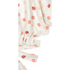 Adeline Muslin Flower Top, Cream & Coral - Blouses - 3