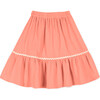 Anette Muslin Skirt, Coral - Skirts - 1 - thumbnail