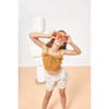 Rita Cotton Openwork Top, Caramel - Tank Tops - 3