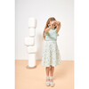 Mia Muslin Flower Skirt, Cream & Green Lily - Skirts - 2