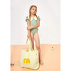 Daniela Collared Swimsuit, Ecru & Musgo Green - One Pieces - 3