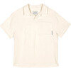 Nicolo Muslin Polo Shirt, Ecru - Polo Shirts - 1 - thumbnail