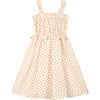 Léna Dots Muslin Dress, Cream & Caramel - Dresses - 1 - thumbnail