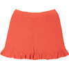 Sylvie Ruffle Short, Coral - Shorts - 1 - thumbnail