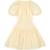 Marine Muslin Cut-Out Dress, Vainilla - Dresses - 2