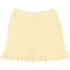 Sylvie Ruffle Short, Vainilla - Shorts - 1 - thumbnail