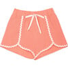 Anette Muslin Short, Coral - Shorts - 1 - thumbnail