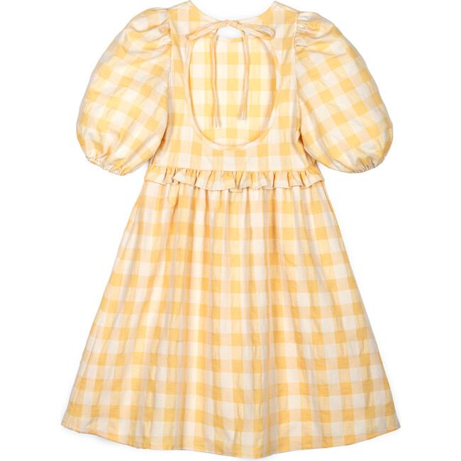 Isabelle Vichy Dress, Yellow