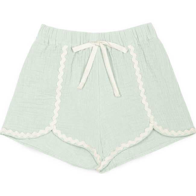 Anette Muslin Short, Green Lily