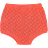 Dakota Cotton Openwork Short, Coral - Shorts - 1 - thumbnail