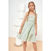 Anette Muslin Dress, Green Lily - Dresses - 3