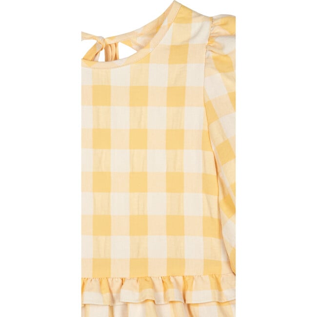 Isabelle Vichy Dress, Yellow - Dresses - 3